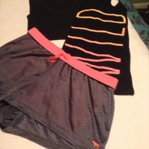 Victoria's Secret PINK shorts plus 2 Tanks Bundle